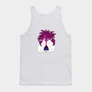 Purple Plantasia Tank Top